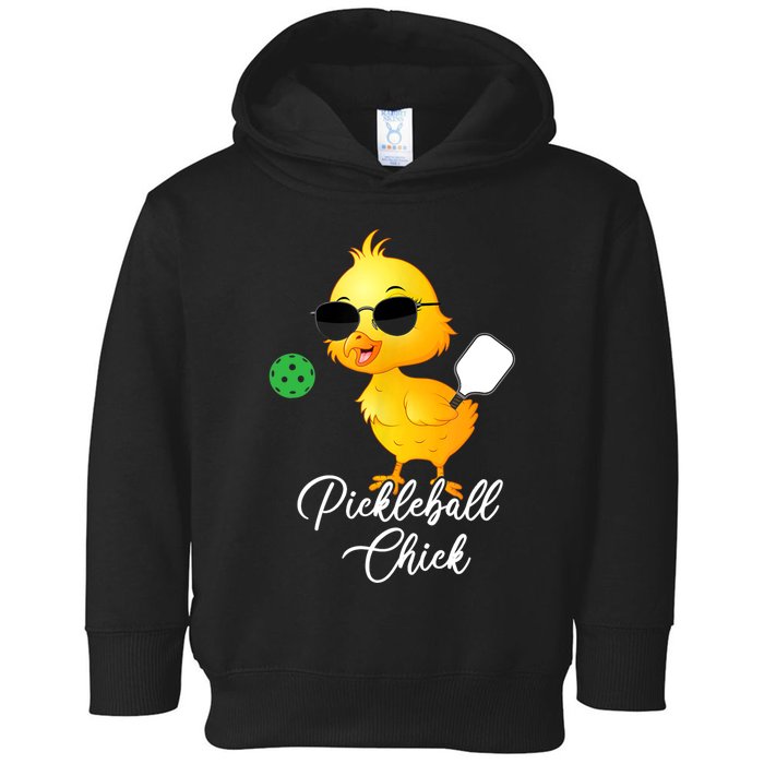 Pickleball Chick, Funny Pickleball TShirt Toddler Hoodie