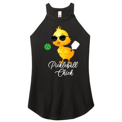 Pickleball Chick, Funny Pickleball TShirt Women’s Perfect Tri Rocker Tank