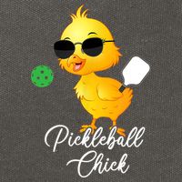 Pickleball Chick, Funny Pickleball Cotton Canvas Backpack