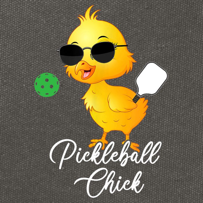 Pickleball Chick, Funny Pickleball Cotton Canvas Backpack