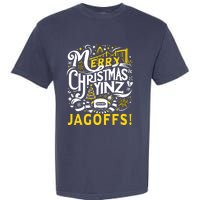 Pittsburgh Christmas Funny Yinz Jagoff Ugly Garment-Dyed Heavyweight T-Shirt