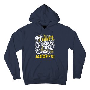 Pittsburgh Christmas Funny Yinz Jagoff Ugly Hoodie