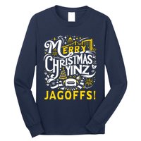 Pittsburgh Christmas Funny Yinz Jagoff Ugly Long Sleeve Shirt