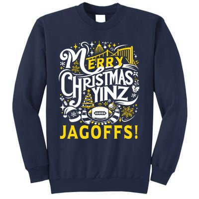 Pittsburgh Christmas Funny Yinz Jagoff Ugly Sweatshirt