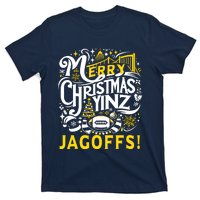 Pittsburgh Christmas Funny Yinz Jagoff Ugly T-Shirt