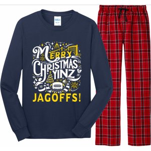 Pittsburgh Christmas Funny Yinz Jagoff Ugly Long Sleeve Pajama Set