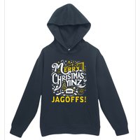 Pittsburgh Christmas Funny Yinz Jagoff Ugly Urban Pullover Hoodie