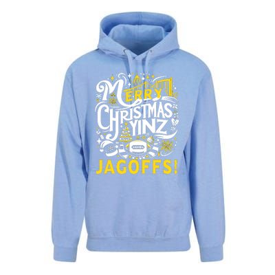 Pittsburgh Christmas Funny Yinz Jagoff Ugly Unisex Surf Hoodie