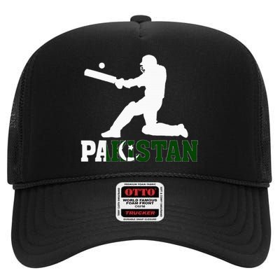 Pakistan Cricket Fan Jersey 2024 Pakistan People Cricket High Crown Mesh Back Trucker Hat