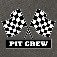 Pit Crew For Racing Party Parents Team Fast Cars Dark Cotton Canvas Backpack