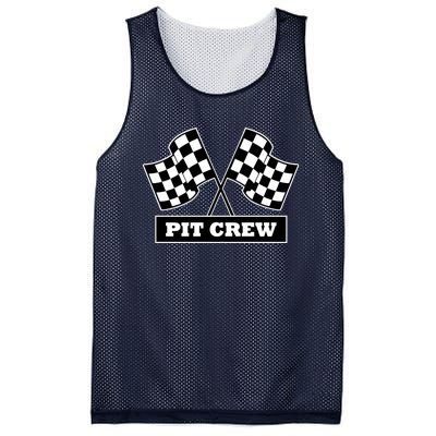 Pit Crew For Racing Party Parents Team Fast Cars Dark Mesh Reversible Basketball Jersey Tank