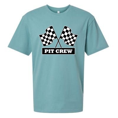 Pit Crew For Racing Party Parents Team Fast Cars Dark Sueded Cloud Jersey T-Shirt