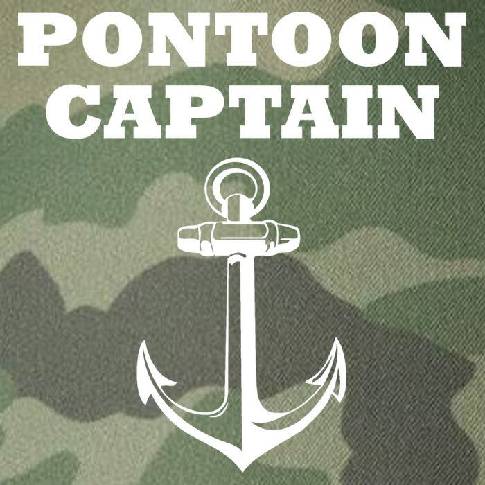Pontoon Captain Funny Pontoon Legacy Tie Dye Trucker Hat