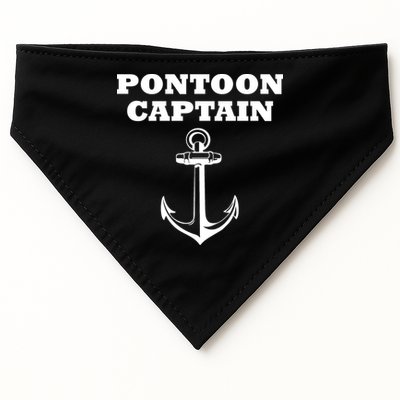 Pontoon Captain Funny Pontoon USA-Made Doggie Bandana