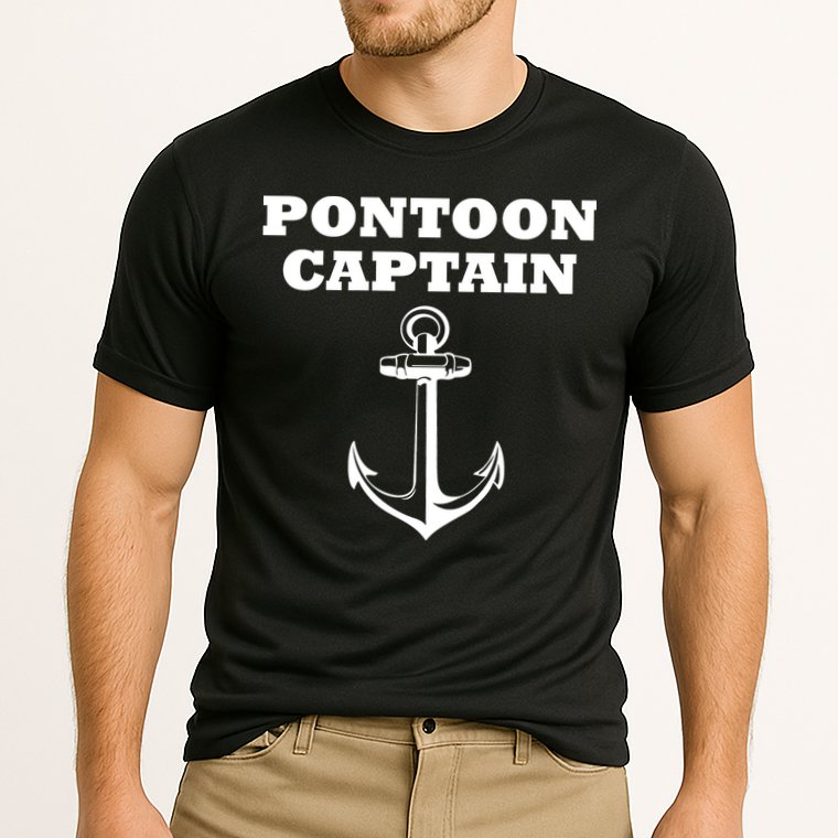 Pontoon Captain Funny Pontoon Performance Shirt