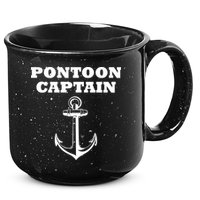 Pontoon Captain Funny Pontoon 15oz Campfire Ceramic Mug