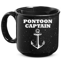 Pontoon Captain Funny Pontoon 15oz Campfire Ceramic Mug