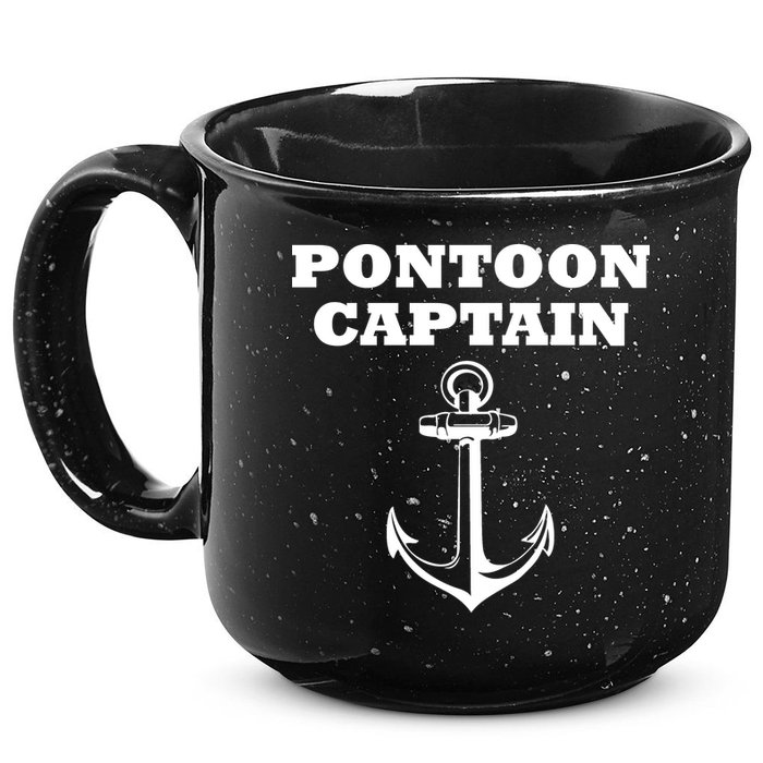 Pontoon Captain Funny Pontoon 15oz Campfire Ceramic Mug