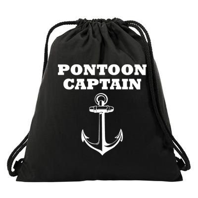 Pontoon Captain Funny Pontoon Drawstring Bag