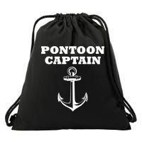 Pontoon Captain Funny Pontoon Drawstring Bag