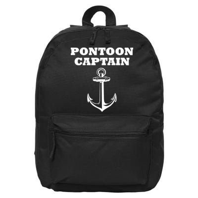 Pontoon Captain Funny Pontoon 16 in Basic Backpack