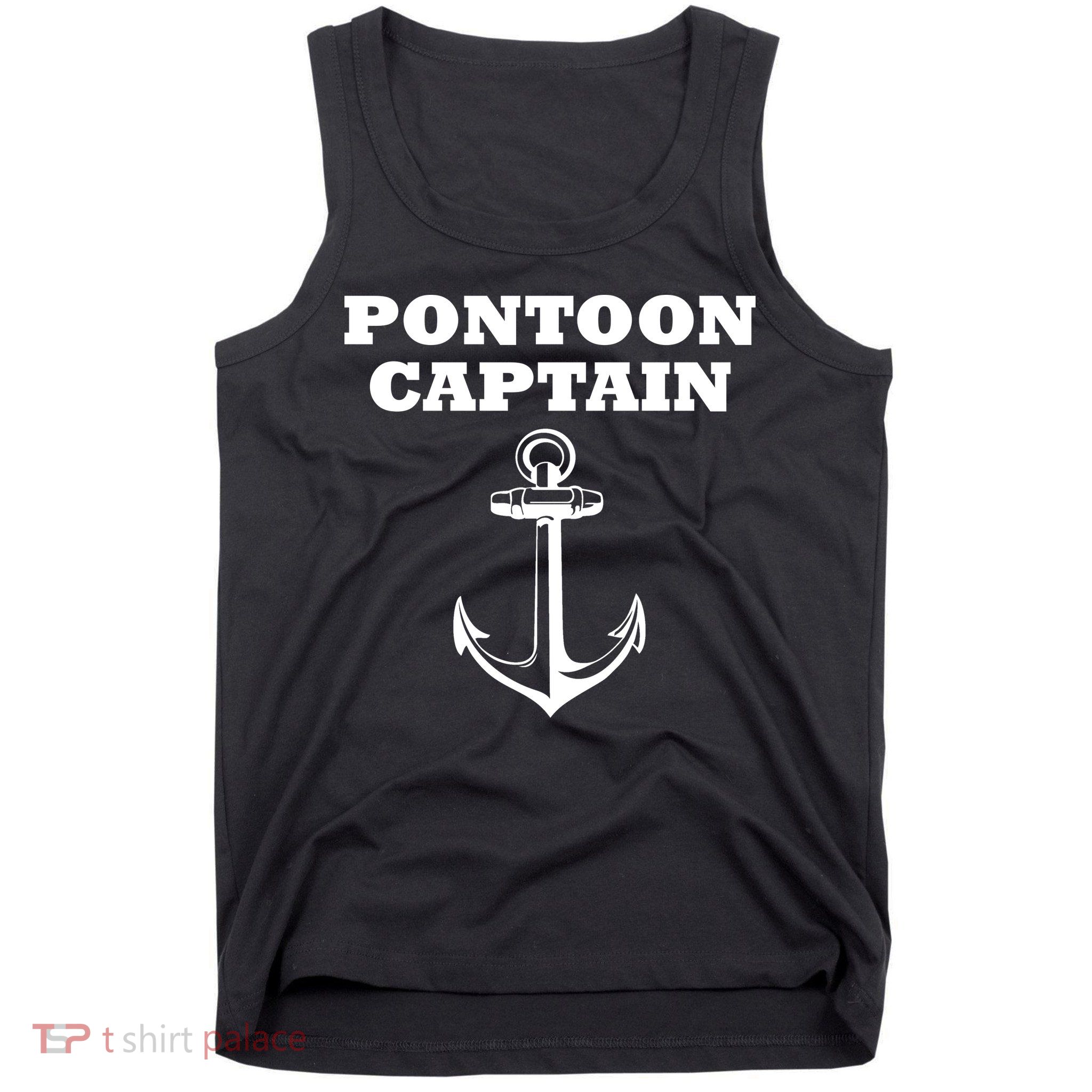 Pontoon Captain Funny Pontoon Tank Top