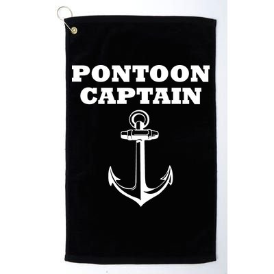 Pontoon Captain Funny Pontoon Golf Towel