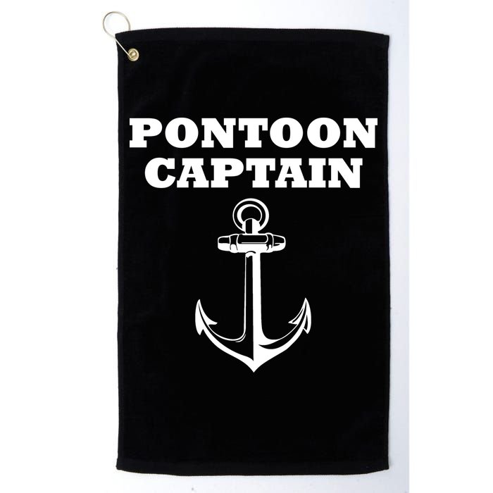 Pontoon Captain Funny Pontoon Golf Towel