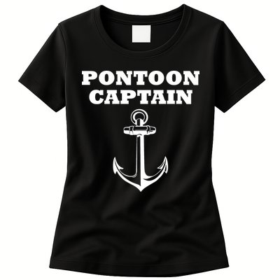 Pontoon Captain Funny Pontoon Womens T-Shirt