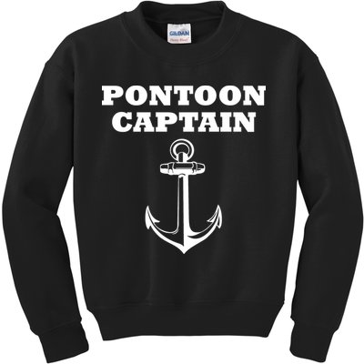 Pontoon Captain Funny Pontoon Kids Sweatshirt