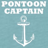 Pontoon Captain Funny Pontoon Sueded Cloud Jersey T-Shirt