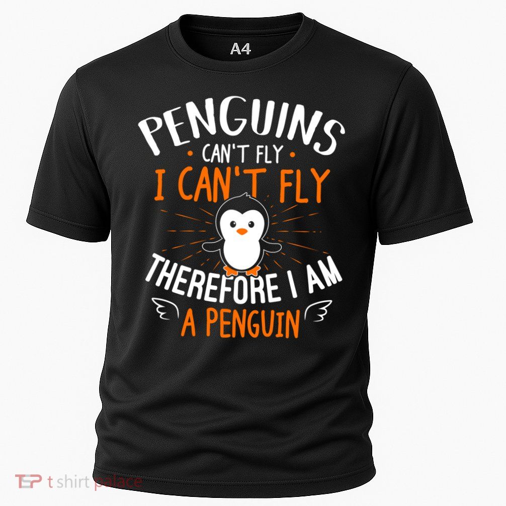 Penguins Can't Fly - Cute Penguin Lover Gift  Cooling Performance Crew T-Shirt