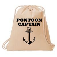 Pontoon Captain Funny Pontoon Drawstring Bag