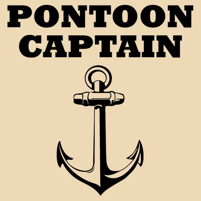 Pontoon Captain Funny Pontoon Drawstring Bag