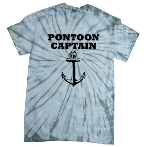 Pontoon Captain Funny Pontoon Tie-Dye T-Shirt