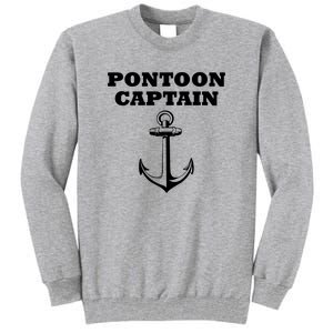 Pontoon Captain Funny Pontoon Tall Sweatshirt