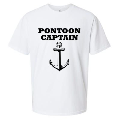 Pontoon Captain Funny Pontoon Sueded Cloud Jersey T-Shirt