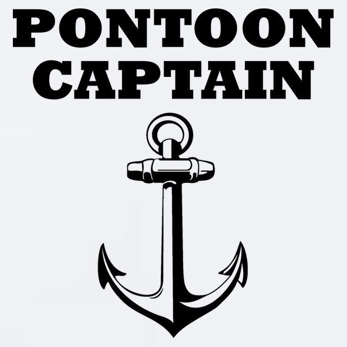 Pontoon Captain Funny Pontoon Sueded Cloud Jersey T-Shirt