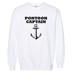 Pontoon Captain Funny Pontoon Garment-Dyed Sweatshirt