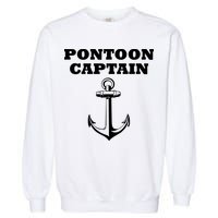 Pontoon Captain Funny Pontoon Garment-Dyed Sweatshirt