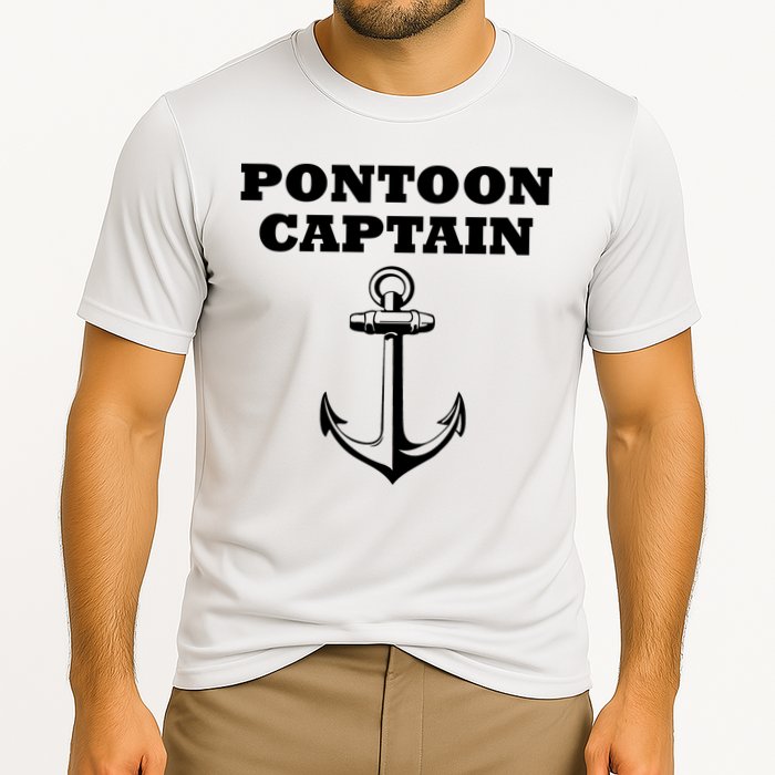 Pontoon Captain Funny Pontoon Performance Shirt