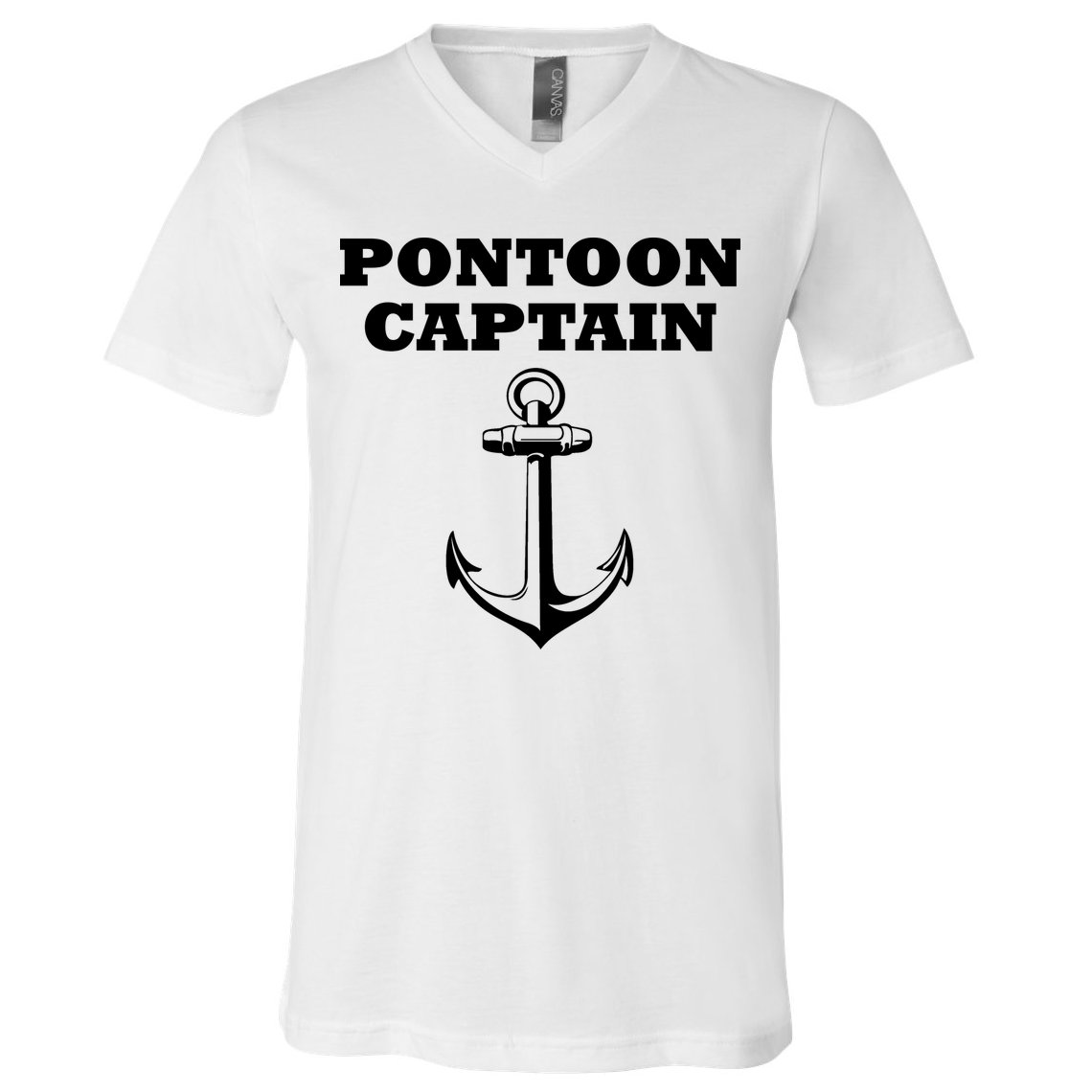 Pontoon Captain Funny Pontoon V-Neck T-Shirt
