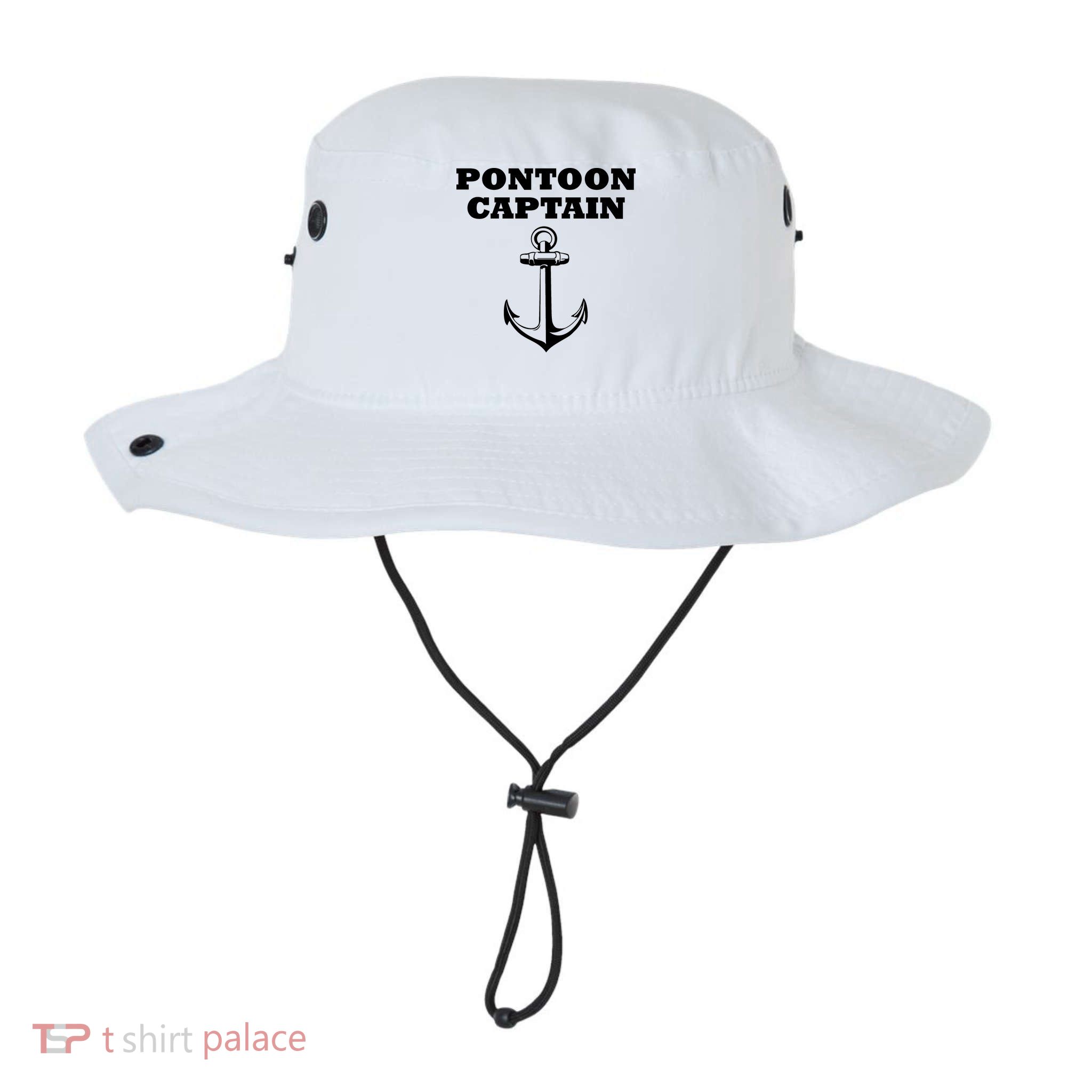 Pontoon Captain Funny Pontoon Bucket Hat
