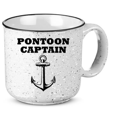Pontoon Captain Funny Pontoon 15oz Campfire Ceramic Mug