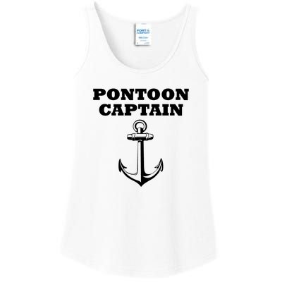 Pontoon Captain Funny Pontoon Ladies Essential Tank