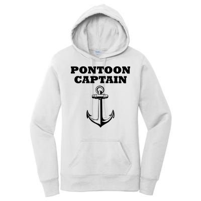 Pontoon Captain Funny Pontoon Women's Pullover Hoodie