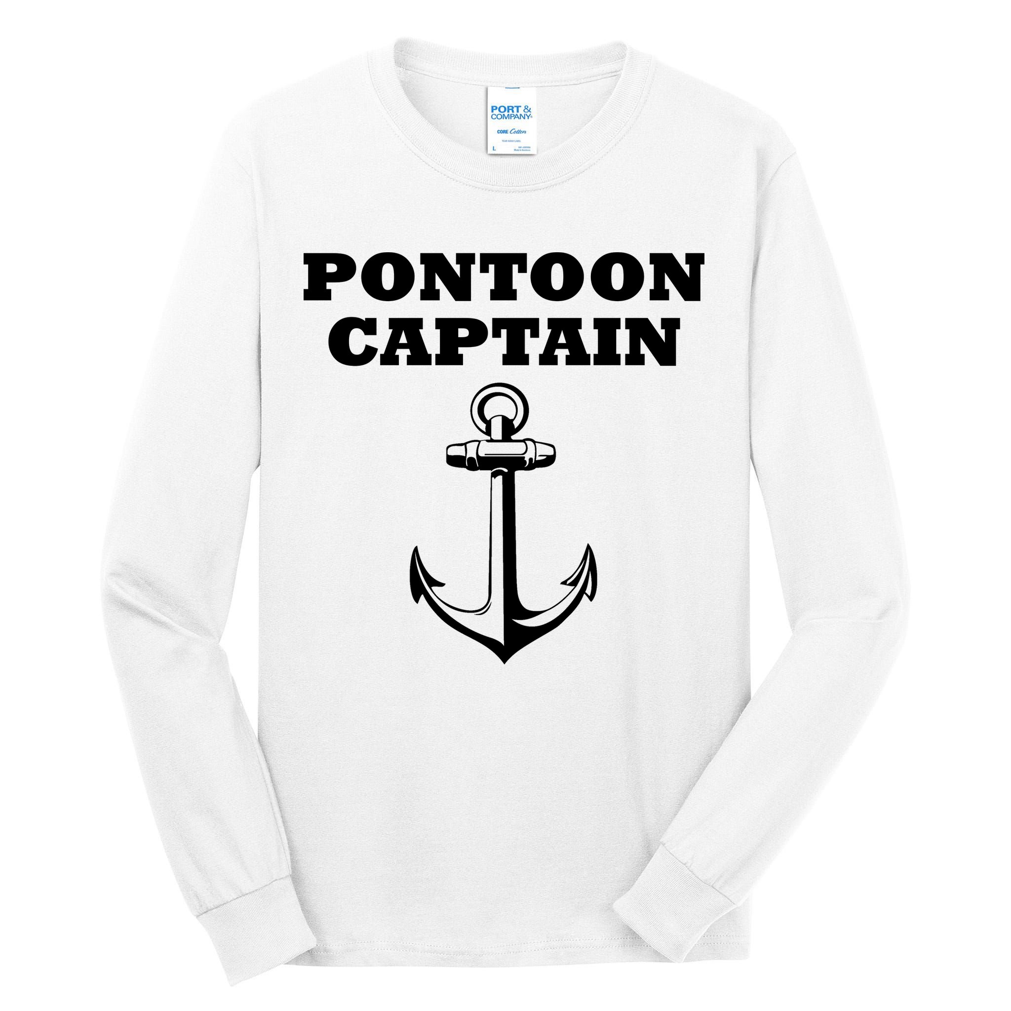 Pontoon Captain Funny Pontoon Tall Long Sleeve T-Shirt