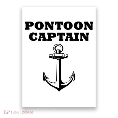 Pontoon Captain Funny Pontoon Poster
