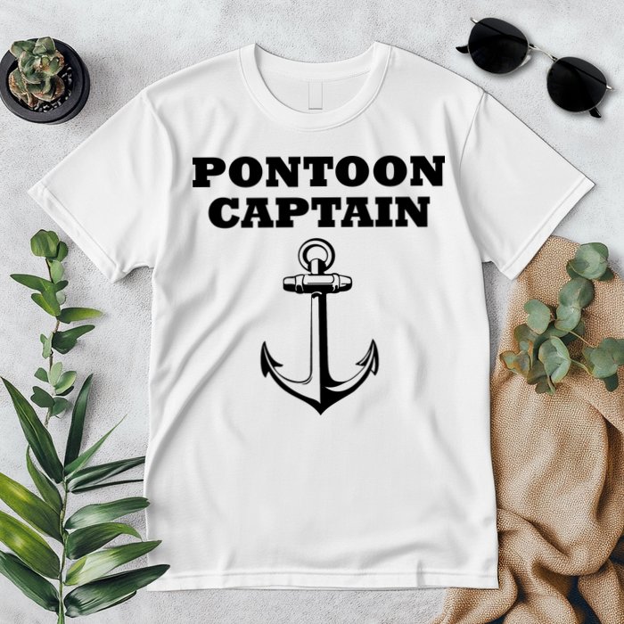 Pontoon Captain Funny Pontoon Premium T-Shirt