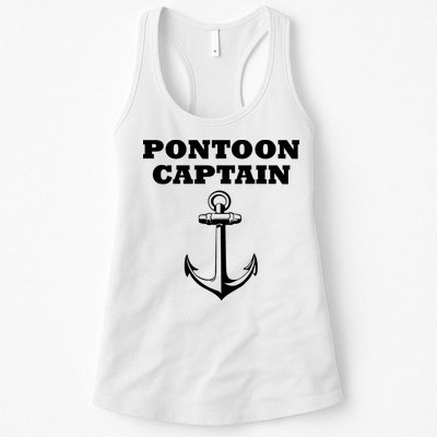 Pontoon Captain Funny Pontoon Womens Tank Top